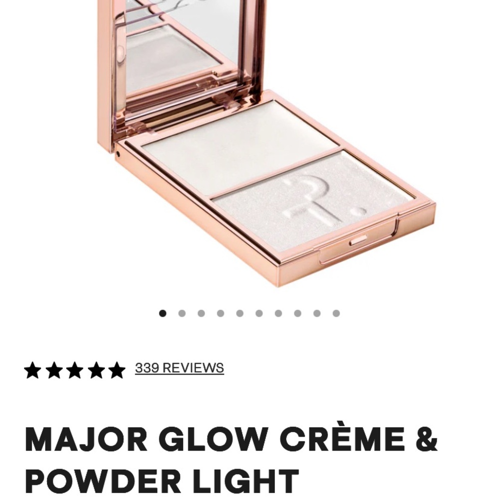 Patrick Ta White Highlighter Compact New in Box “My Love”